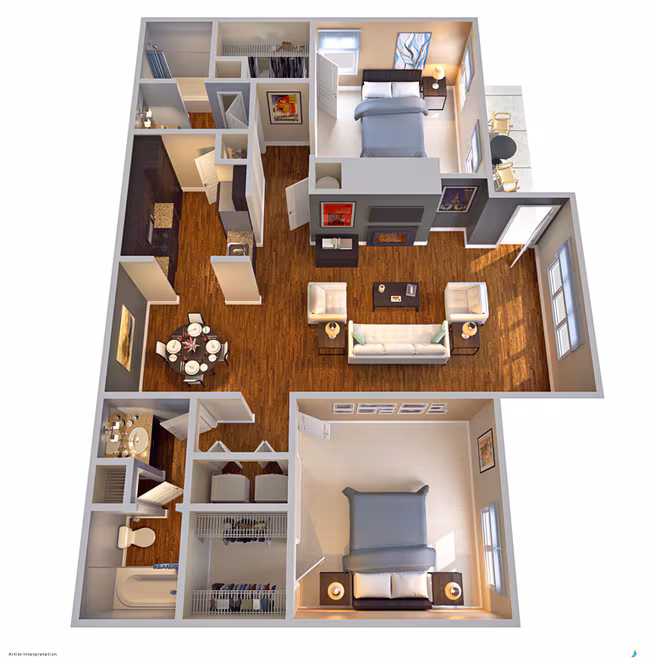 The Stallion 2302 floor plan